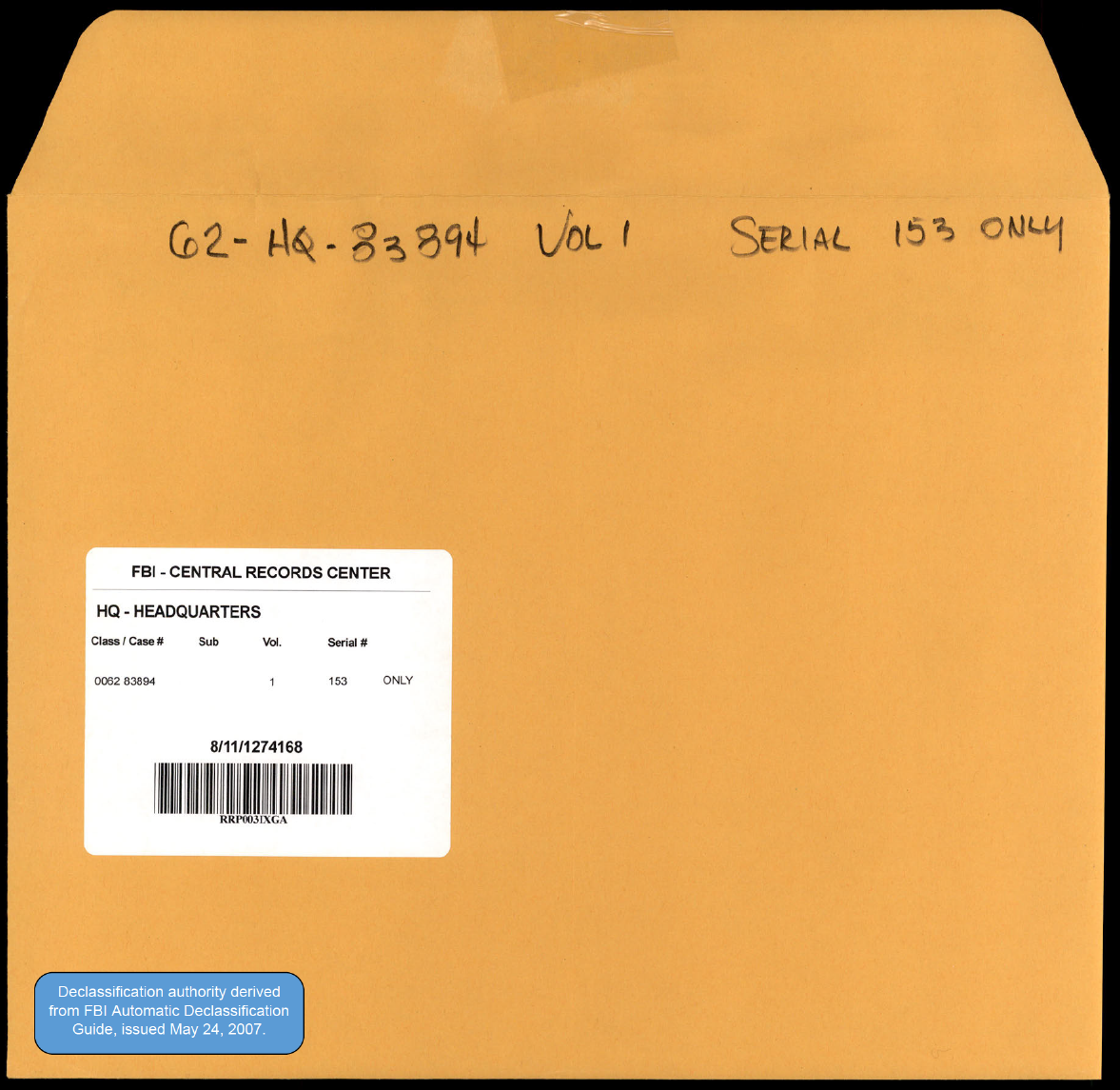 65 Hs1 834228961 62 Hq 83894 Serial 153
