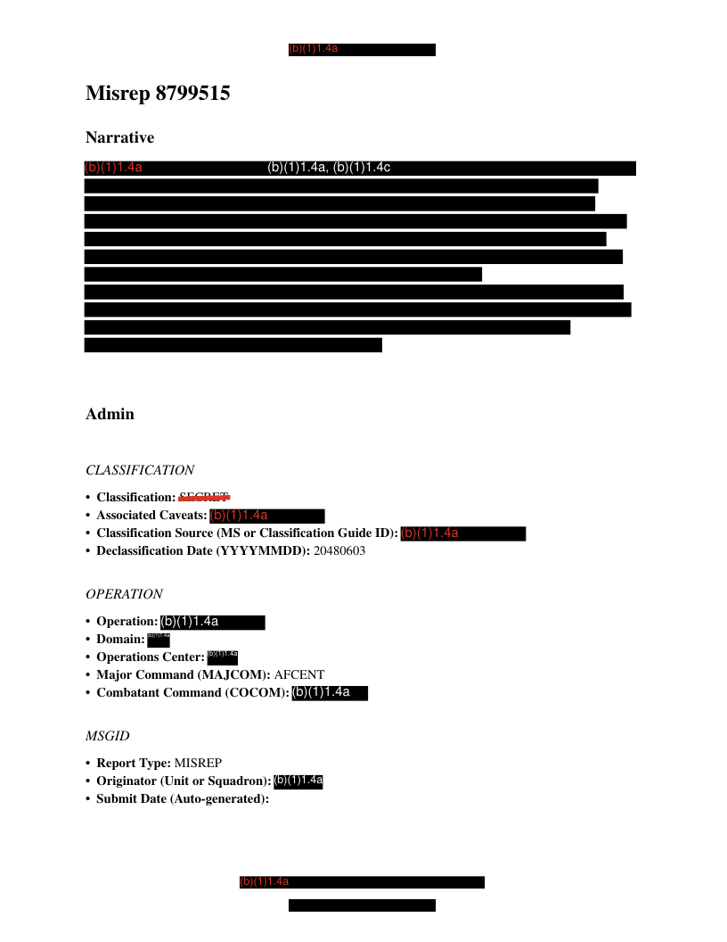 Dow Uap D3 Mission Report Arabian Gulf 2020