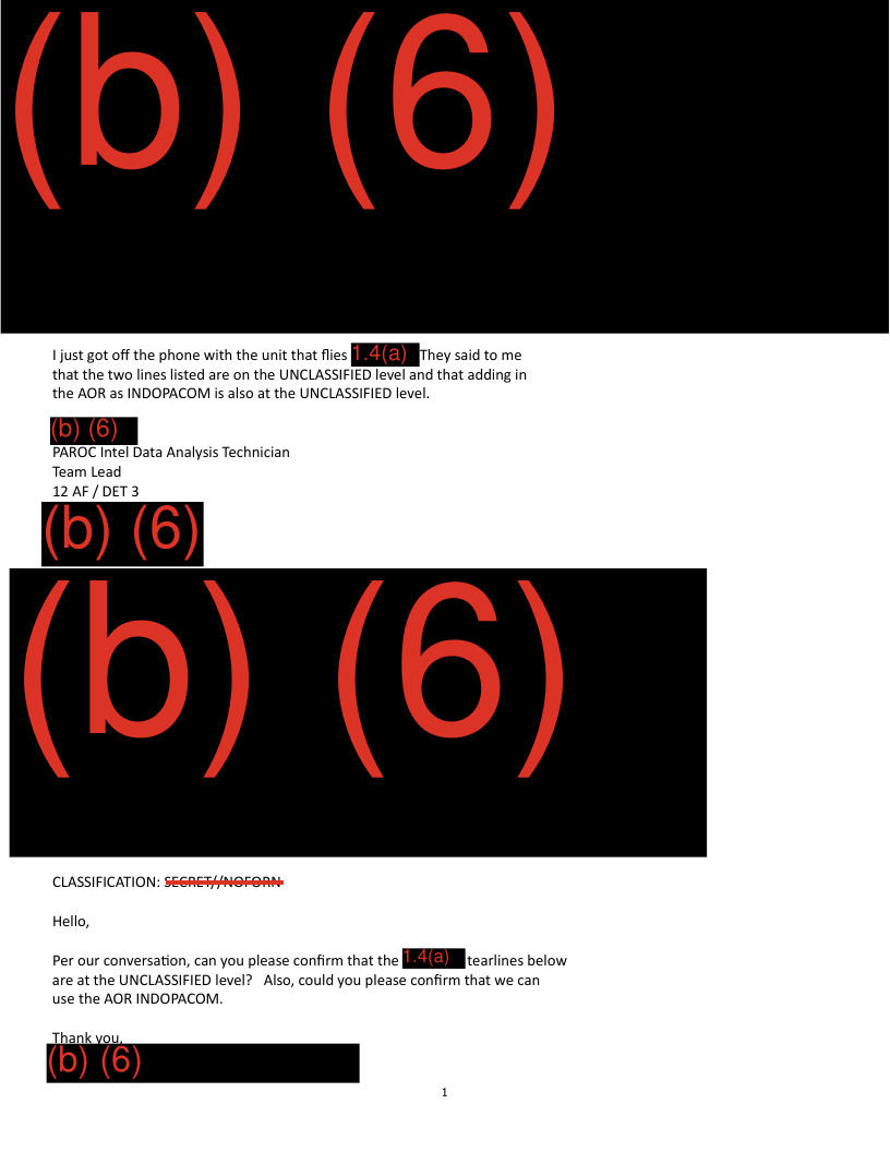 Dow Uap D50 Email Correspondence Indopacom April 2025